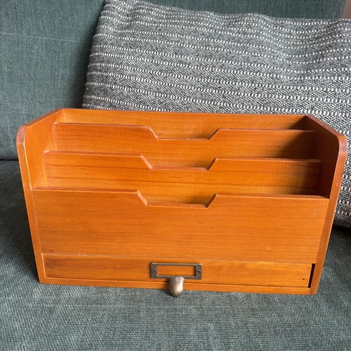Vintage wood desk - vintage,