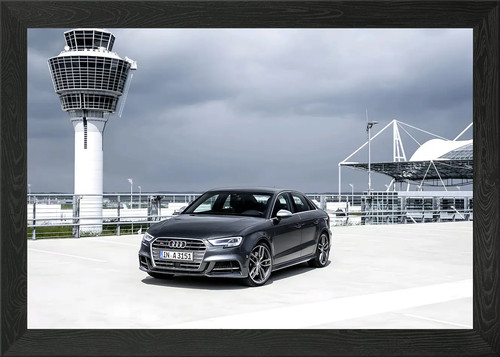 Audi framed wall art poster - s3,