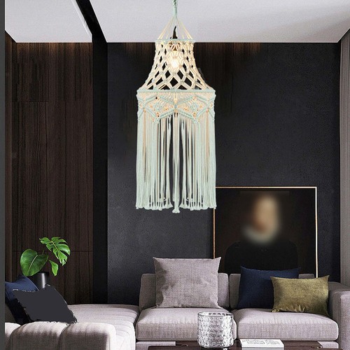 Macrame lamp shade boho - lamp,