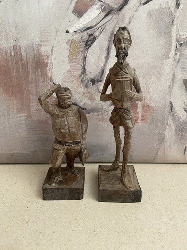 Vintage handcarved don - handcarved, x2