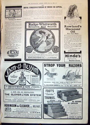 Antique print 1908 - print, rudge