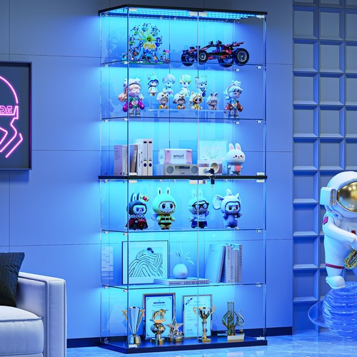 Glass display cabinet with - cabinet,