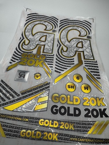 Gold 20k cricket bat - ca,