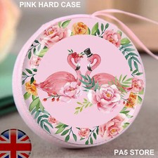 Flamingo Couple Round Pink