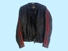 Rare 70s vintage real - , leather