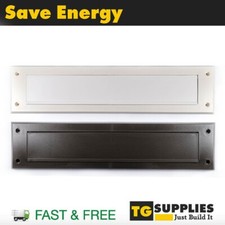 Quality Letter Box Plate Seal Flap Cover PVC Door Internal Draught Excluder