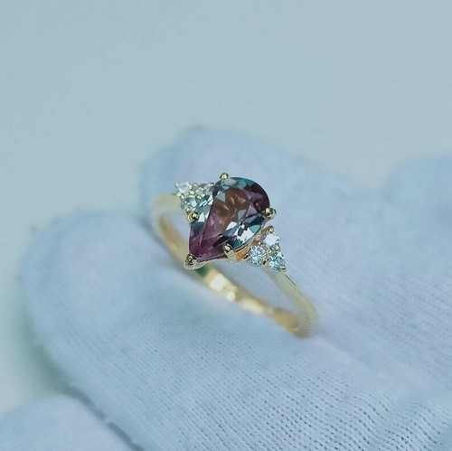 Alexandrite ring lab - ring,, created