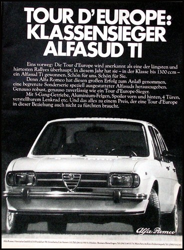 1976 alfa romeo alfasud - alfa,