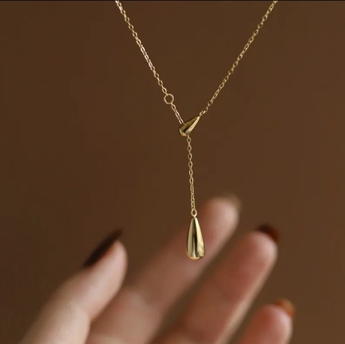 Women water drop 18k gold - 18k,