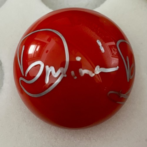 Dominic dale signed red - signed,