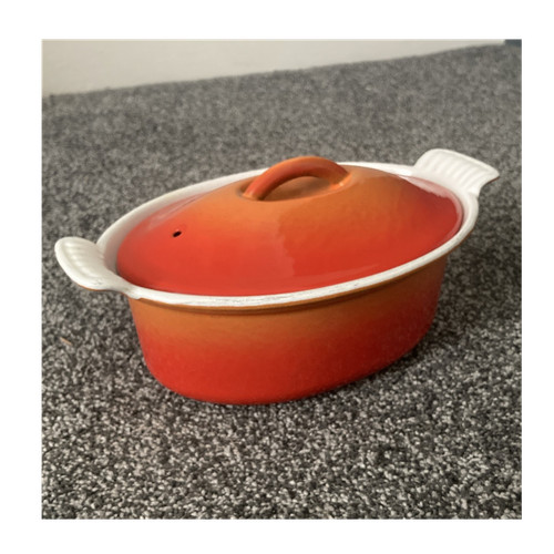 Creuset orange oval ceramic - creuset,