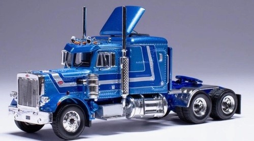 Peterbilt 359 blue 1973 - blue, 1973,scale