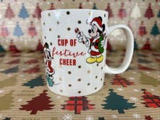 disney mickey and friends cup of festive cheer fine china Christmas mug