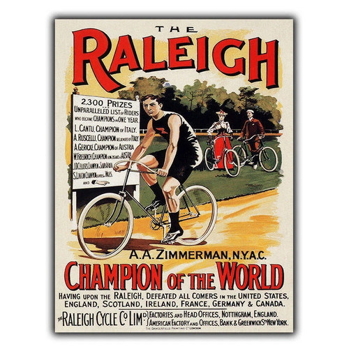 Raleigh bicycles bikes sign - bicycles,