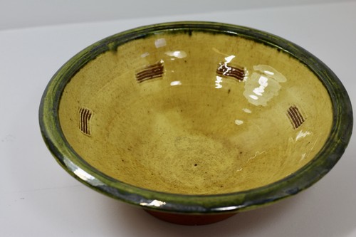 Large slipware earthenware - large,