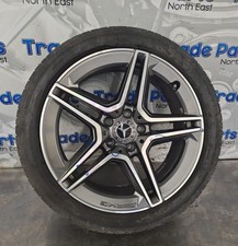 2020 MERCEDES C220 D W205 18" REAR ALLOY WHEEL + TYRE 245/40R18 A2054019600 #1