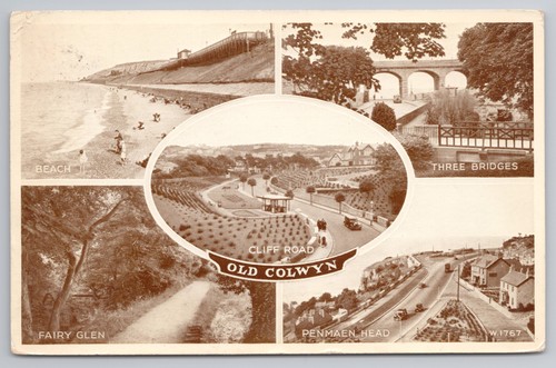Old colwyn wales multi view - colwyn, multi-view