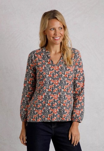Weird fish women blouse - women, floral