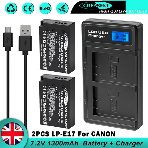 E17 battery for canon - 2×,