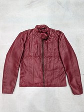 🔥 Burgundy Leather Moto