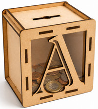 Personalised Letter Money Box