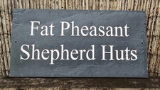 Slate House Sign 60cm x 35/40/45cm Plaque Deep Engraved Painted Personalised