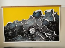 ‘land Ho’. Authentic Print From Original Painting By Olivier Marc Thomas leger