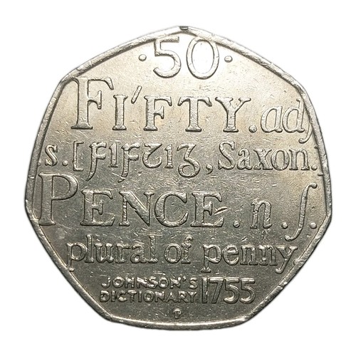 2005 fifty pence coin - 2005,