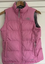 Womens/Girls The North Face Pink/Grey Feather Gilet