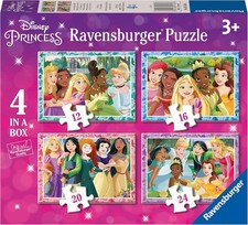 Ravensburger Disney Princess 4 in a Box Jigsaw Puzzles for Kids Age 3 Years... 
