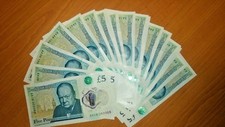 New Style £5 Notes - AA