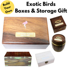 Exotic Birds Wooden Boxes