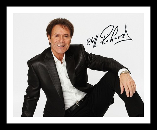 Sir cliff richard autograph - cliff,