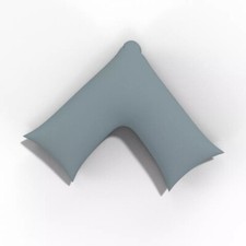 Shaped pillow case cover - v,