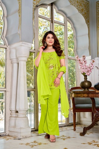Women georgette embroidered - women,