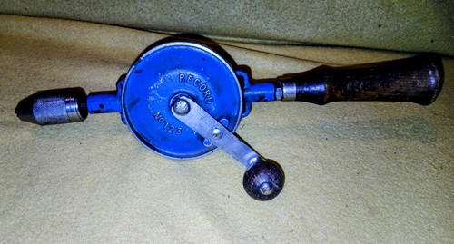 Vintage record hand drill - vintage,