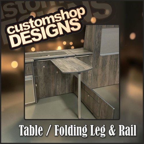 Campervan table folding leg - table,