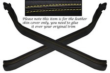 YELLOW STITCH 2X DOOR SILL