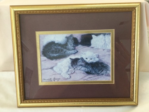 Henriette ronner cat art - henriette,
