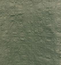 Sage Seersucker Cotton Straw