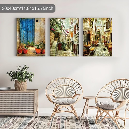 Vintage european alley scenes - european,