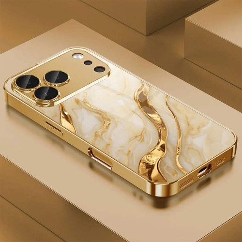 Golden marble waves gold - marble,