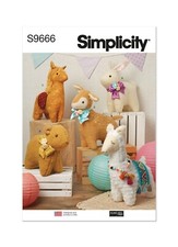 SIMPLICITY 9666 PLUSH ANIMALS