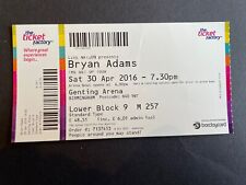Bryan Adams Ticket 2016