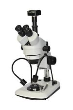 Diamond Gemstone Inspection Gemology Darkfield Stereo Microscope 7x-100x 5MP Cam