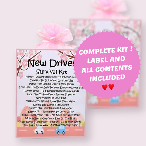 New driver survival kit - pink, ~
