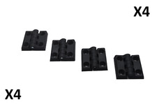 Nylon black plastic hinge - 4,
