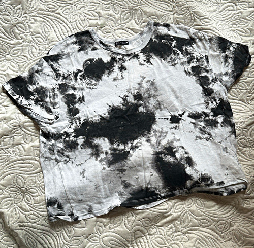 Zara black white - black, tie-dye