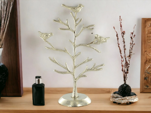 Elegant silver jewellery tree - elegant,