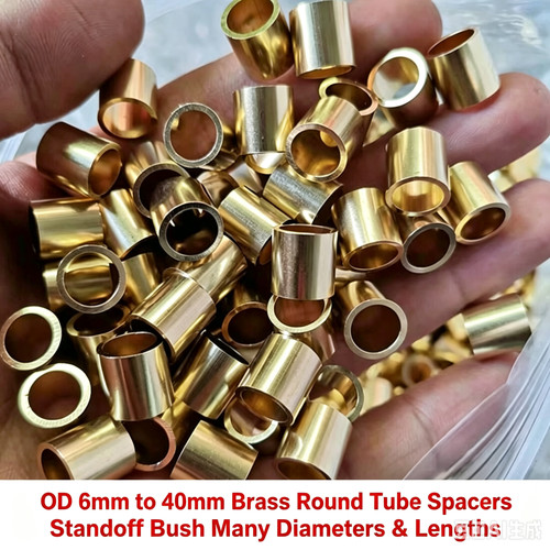6mm 40mm brass round - to,